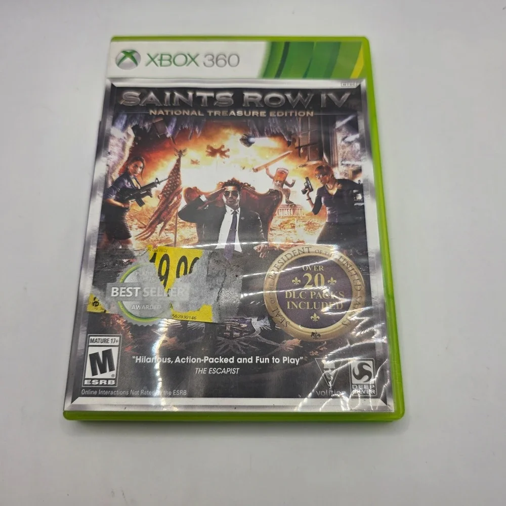 Saints Row IV National Treasure Edition Xbox 360 Complete with 20 DLC Packs